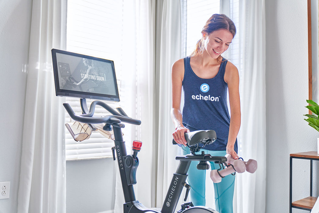 Echelon EX5s-22 Connect Stationary Exercise Bike with 22" HD Touch Screen ECH01-EX5s