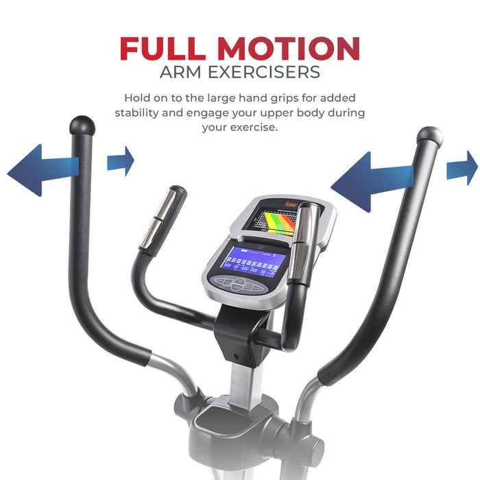 Sunny Pre-Programmed Elliptical Trainer Machine Magnetic  SF-E3912