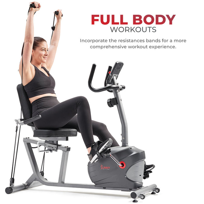 Sunny Performance Interactive Series Recumbent Exercise Bike SF-RB420031