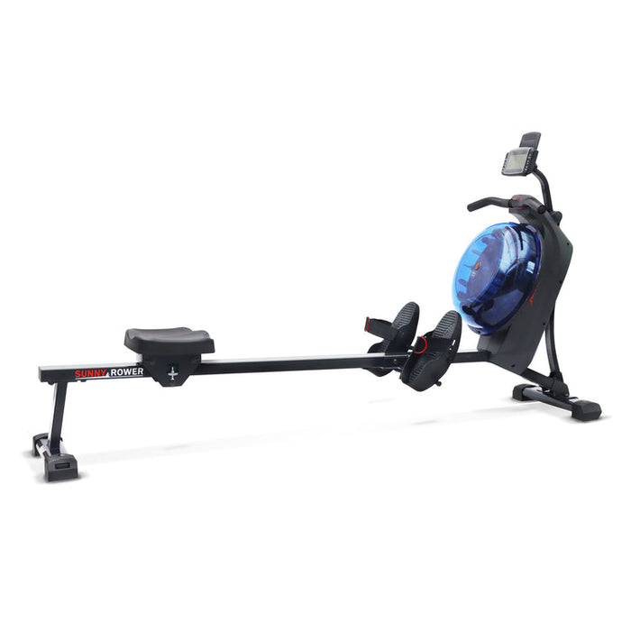 Sunny Hydro + Dual Resistance Smart Magnetic Water Rowing Machine - Blue  SF-RW522017BLU