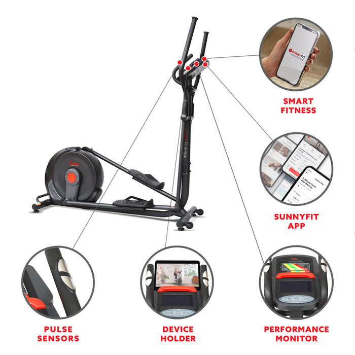 Sunny Power Stride Advanced Elliptical Machine SF-E321006.