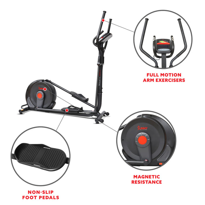 Sunny Power Stride Advanced Elliptical Machine SF-E321006.