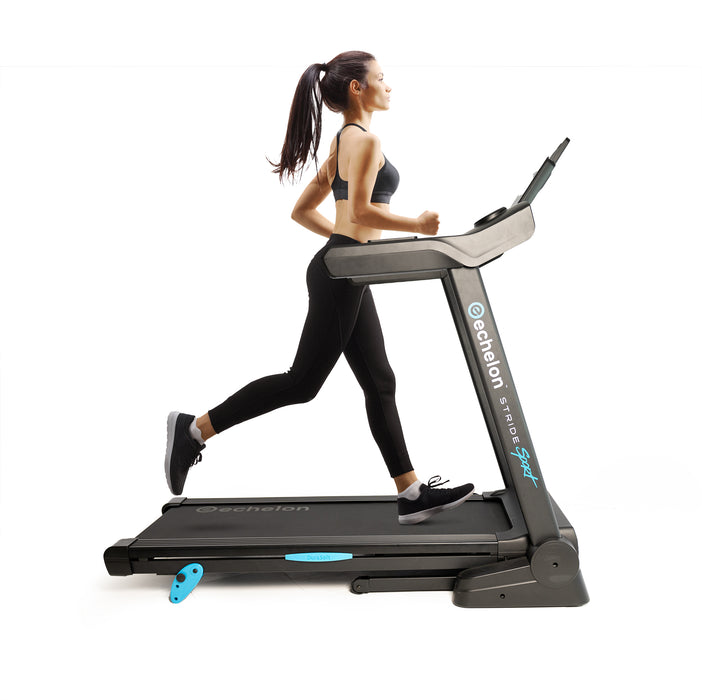 Echelon Stride 10 Sport Manual Incline Treadmill with Cushioned Deck ECH-STRIDE-10SP