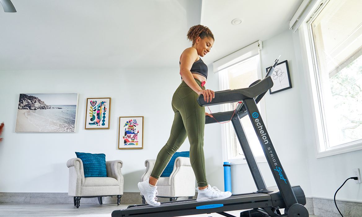 Echelon Stride 10 Sport Manual Incline Treadmill with Cushioned Deck ECH-STRIDE-10SP