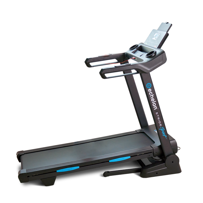 Echelon Stride 30 Sport Smart Foldable Exercise Treadmill with Cushioned Deck ECH-STRIDE-30SP