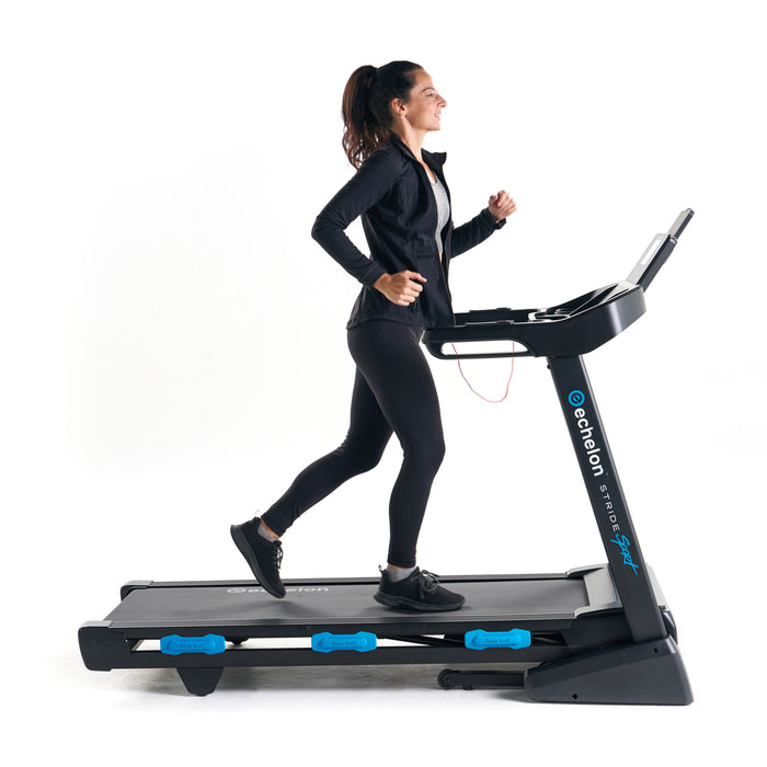 Echelon Stride 40 Sport Smart Foldable Treadmill with LCD Display ECH-STRIDE-40SP