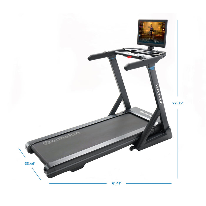 Echelon Stride 4s-22 Treadmill with 22” Touchscreen, Tilts, Swivels and Rotates 180° ECH-STRIDE-4S-21