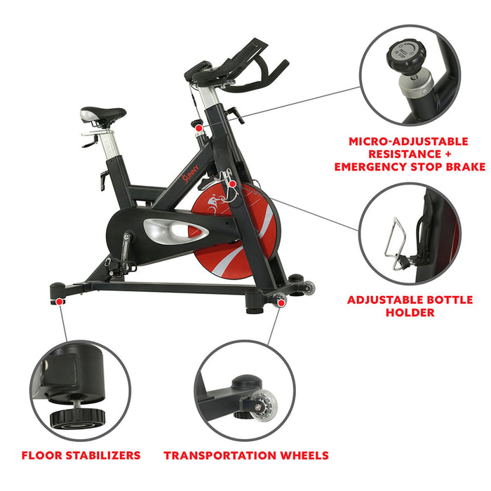 Sunny Evolution Pro II Magnetic Indoor Cycle Exercise Bike SF-B1986