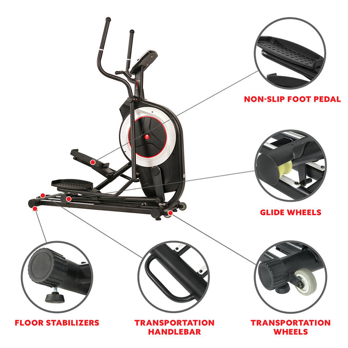 Sunny Motorized Elliptical Machine Trainer SF-E3875