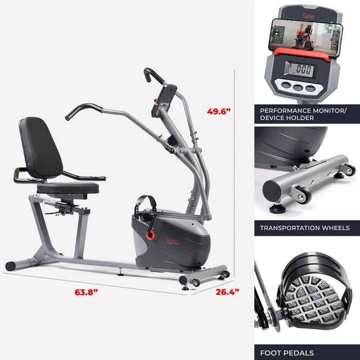 Sunny Performance Interactive Recumbent Bike SF-RB420032