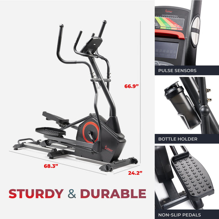 Sunny Smart Long Stride Advanced Electromagnetic Elliptical Machine SF-E3889SMART