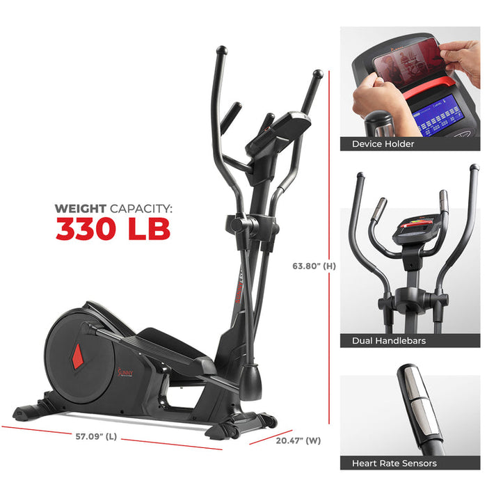 Sunny Premium Elliptical Exercise Machine Smart Trainer  SF-E3912SMART