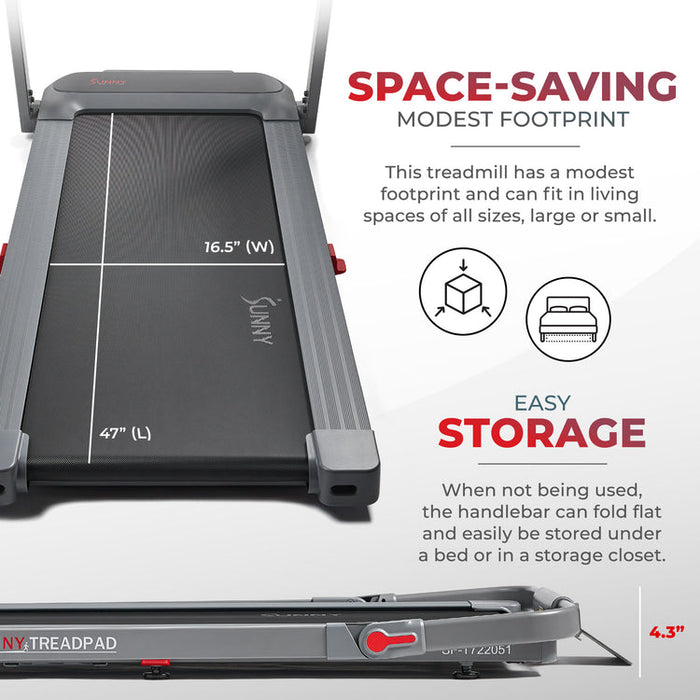 Sunny Helius Lite Smart Brushless Motor Treadpad® Treadmill  SF-T722051