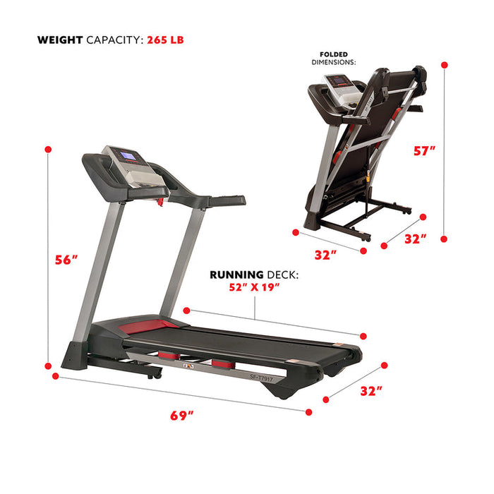 Sunny Electric Folding Treadmill  SF-T7917