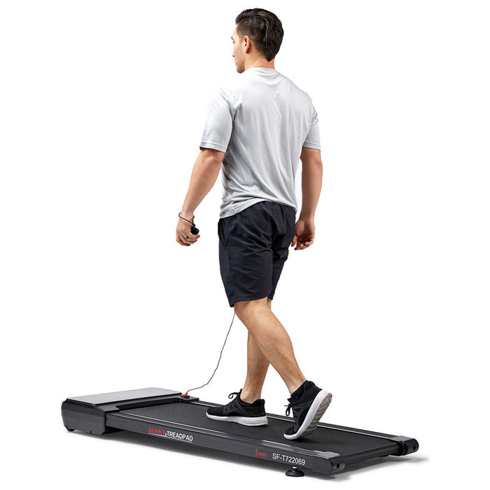 Sunny Sleek Stride Smart Compact Auto Incline Treadpad® Treadmill SF-T722069