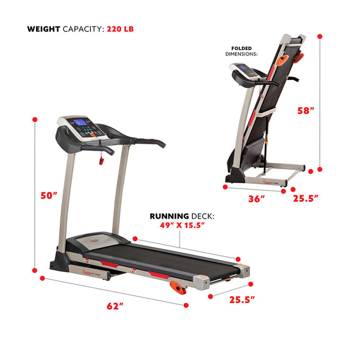 Sunny Manual Incline Treadmill SF-T4400