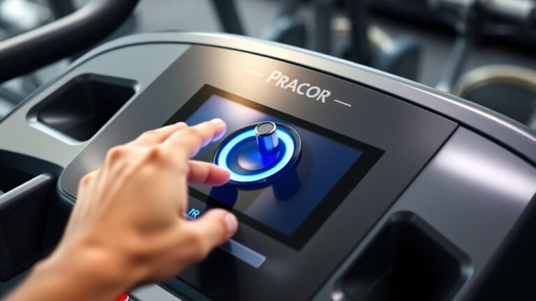 activate precor treadmill power