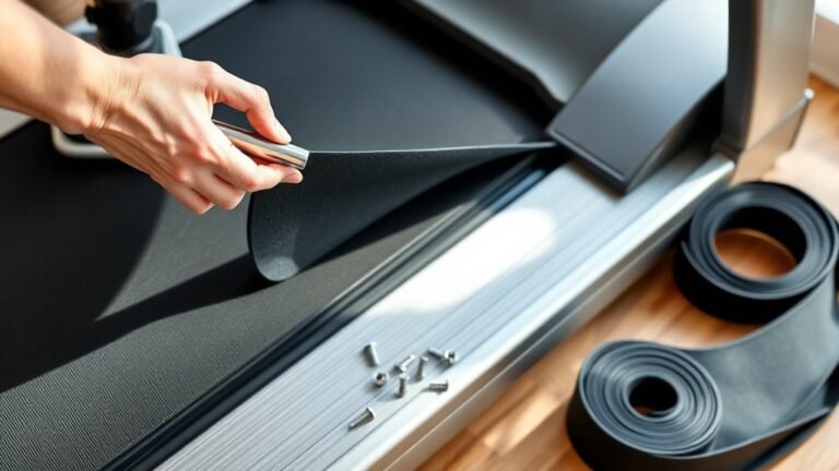 adjust treadmill belt tension