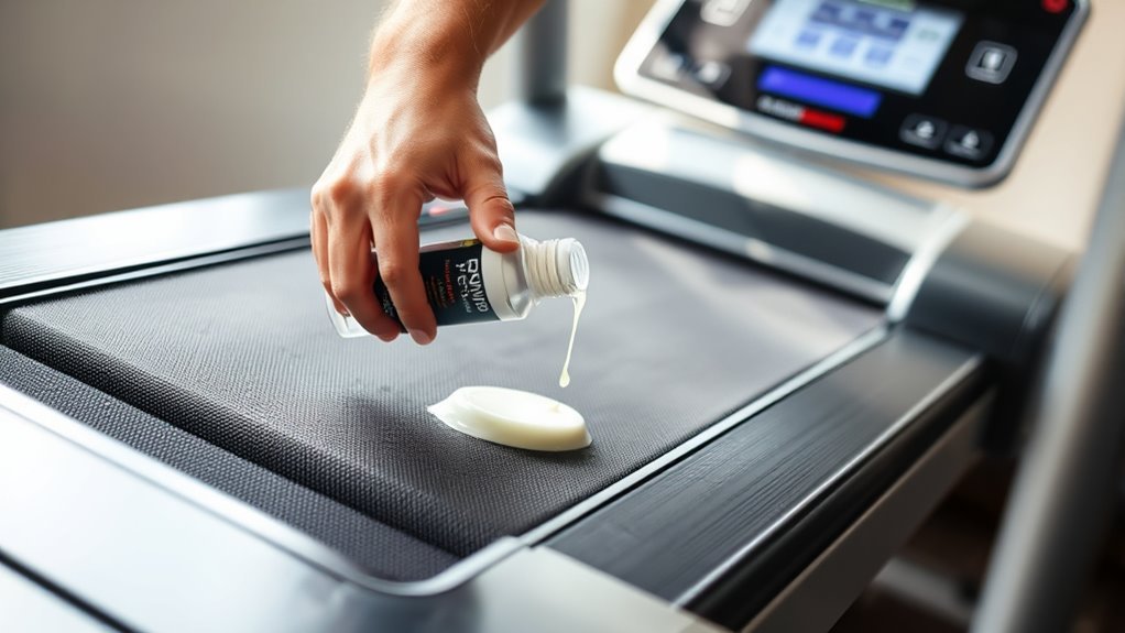 lubricate horizon treadmill belt
