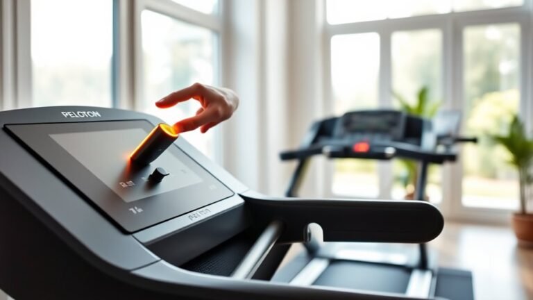 power on peloton treadmill