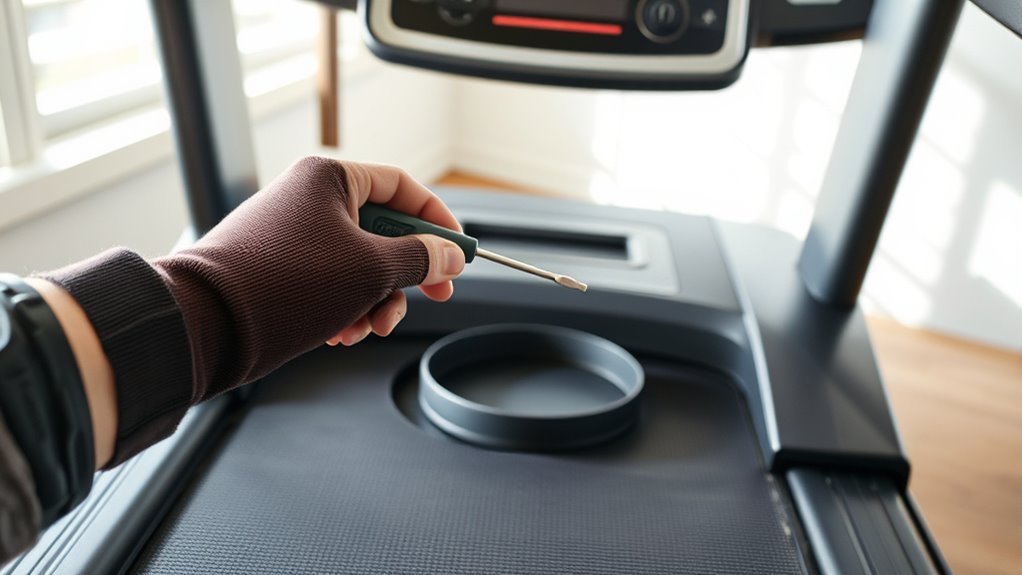 resetting horizon treadmill belt