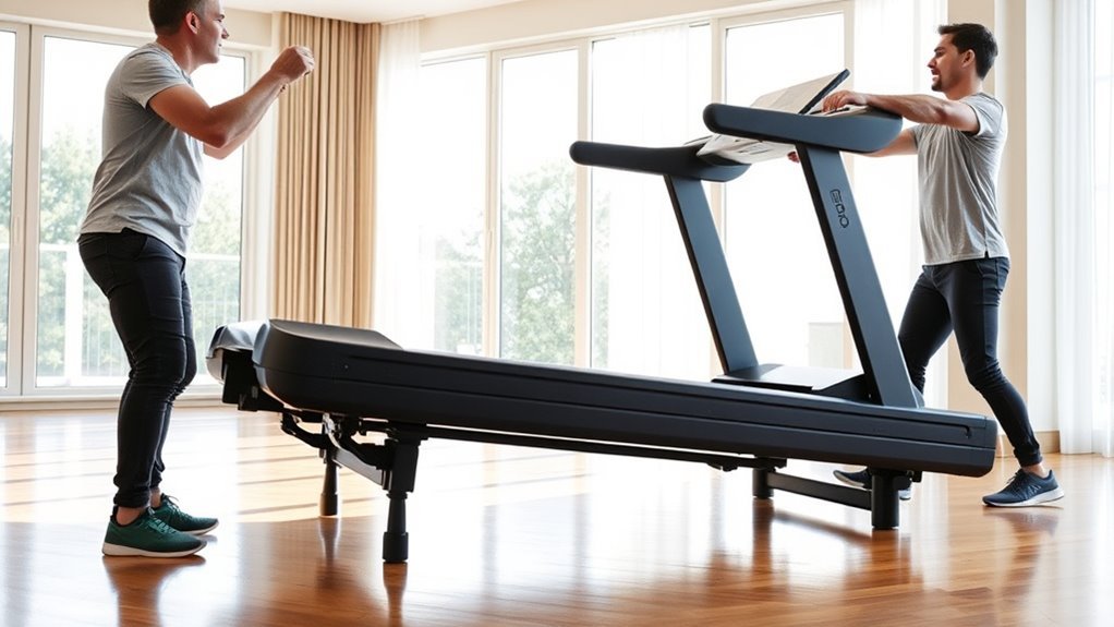 safe treadmill relocation steps