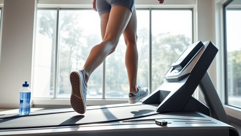 treadmill walking burns fat
