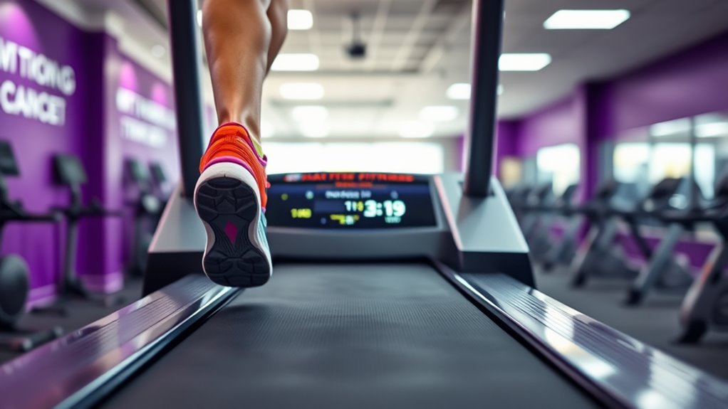 using planet fitness treadmill